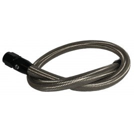 Fleece Performance 39.5 Inch 12 Valve Cummins Coolant Bypass Hose- Stainless Braided