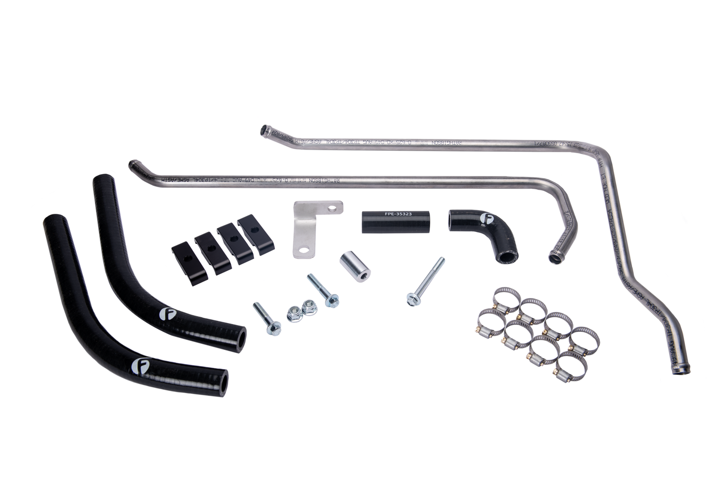 Fleece Performance Replacement Heater Core Line Kit for 1989-1998 12V Cummins 5.9L