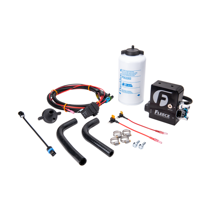 Fleece Performance Auxiliary Heated Fuel Filter Kit for 2011-2016 LML Duramax 6.6L