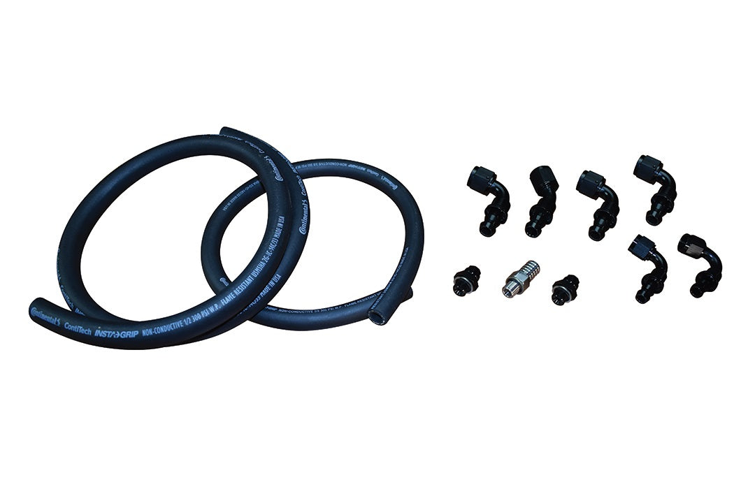 Fleece Performance Fuel Distribution Block Hose/Fitting Kit for 2003-2007 Cummins 5.9L