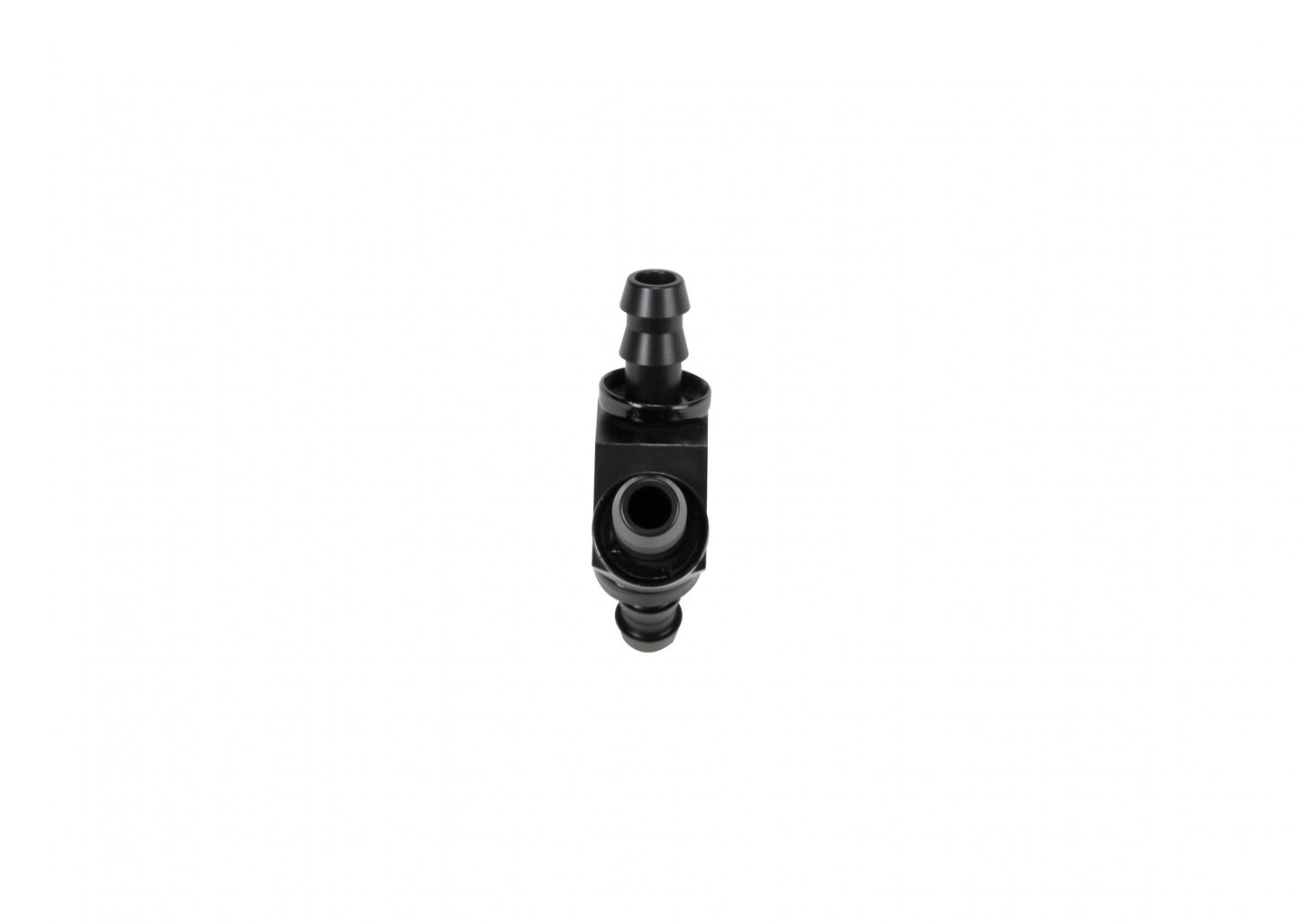 Fleece Performance 3/8 Inch Black Anodized Aluminum Y Barbed Fitting- for -6AN Pushlock Hose