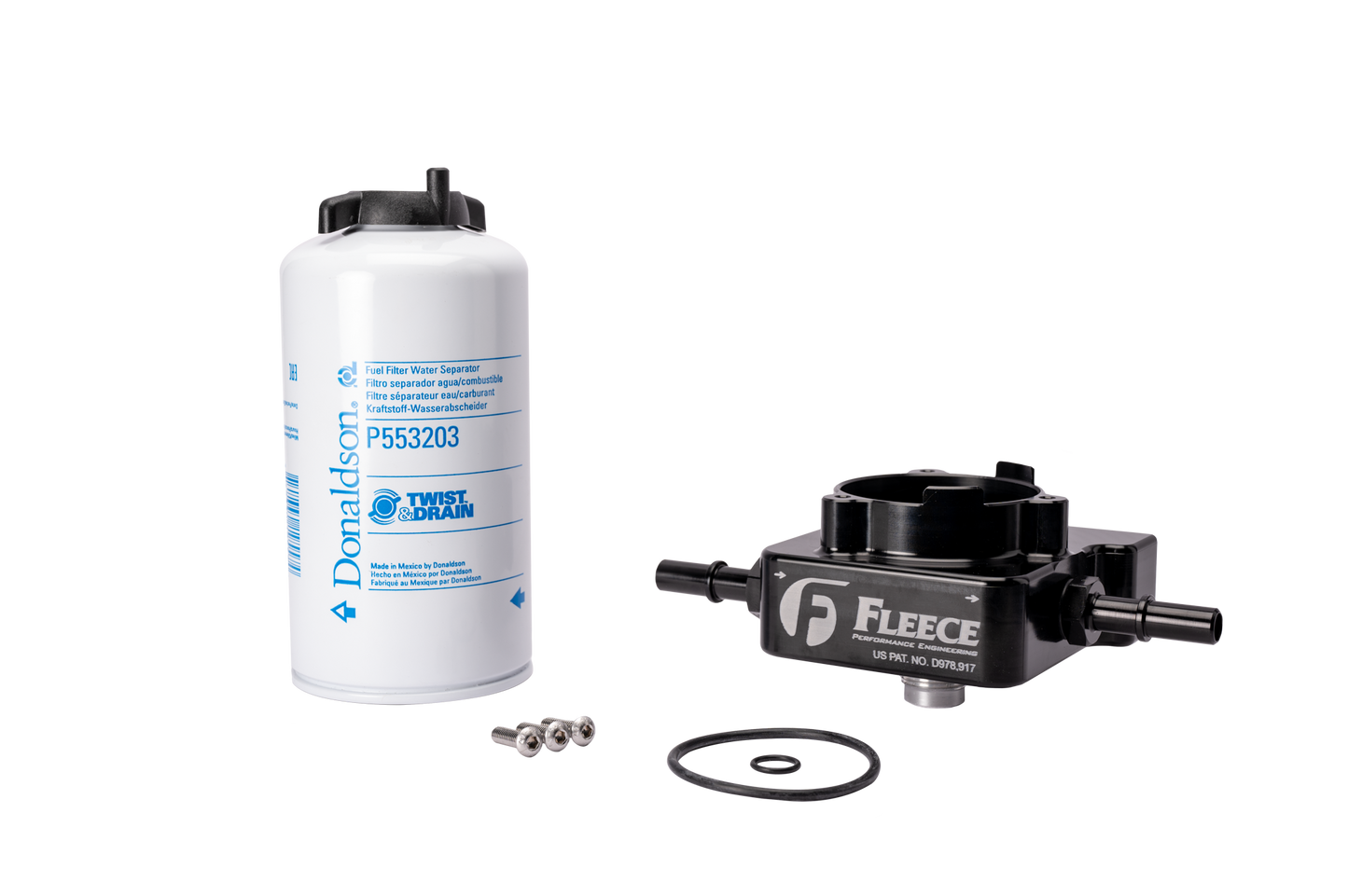 Fleece Performance Fuel Filter Upgrade Kit for 2020-2024 L5P Duramax 6.6L Short Bed/2024 L5P Duramax 6.6L Standard Cab Long Bed