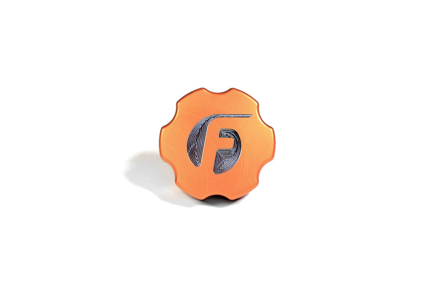 Fleece Performance Cummins Billet Oil Cap Cover- Orange