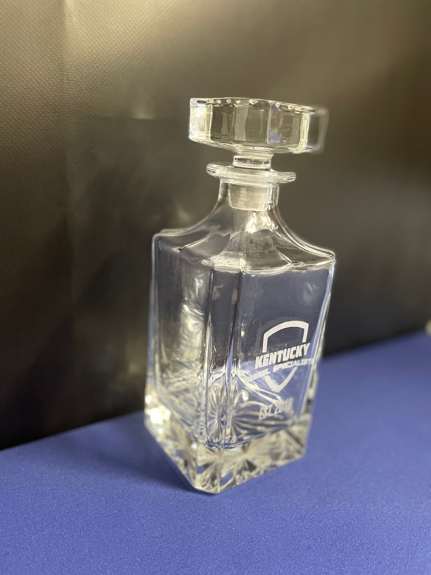 Bourbon Decanter & Glass Set