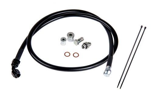 Fleece Performance Remote Turbo Oil Feed Line Kit for 2001-2016 LB7/LLY/LBZ/LMM/LML Duramax 6.6L