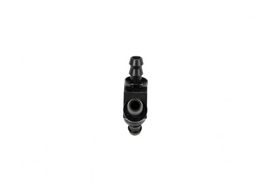 Fleece Performance 3/8 Inch Black Anodized Aluminum Y Barbed Fitting- for -6AN Pushlock Hose