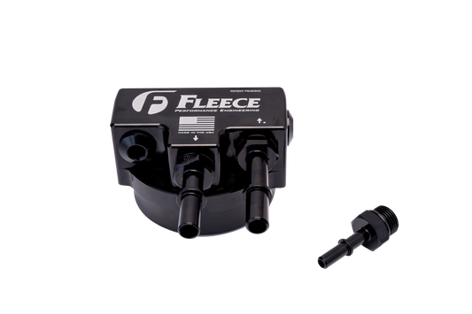 Fleece Performance Fuel Filter Bypass for 2011-2024 Powerstroke 6.7L
