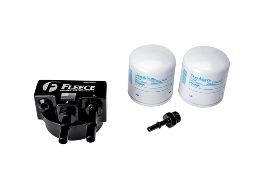 Fleece Performance Engine Mounted Filter Assembly for 2011-2024 Powerstroke 6.7L