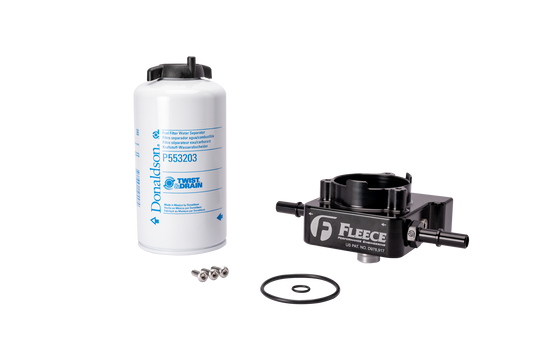 Fleece Performance Fuel Filter Upgrade Kit for 2017-2019 L5P Duramax 6.6L Short or Long Bed/2020-2024 L5P Duramax 6.6L Long Bed